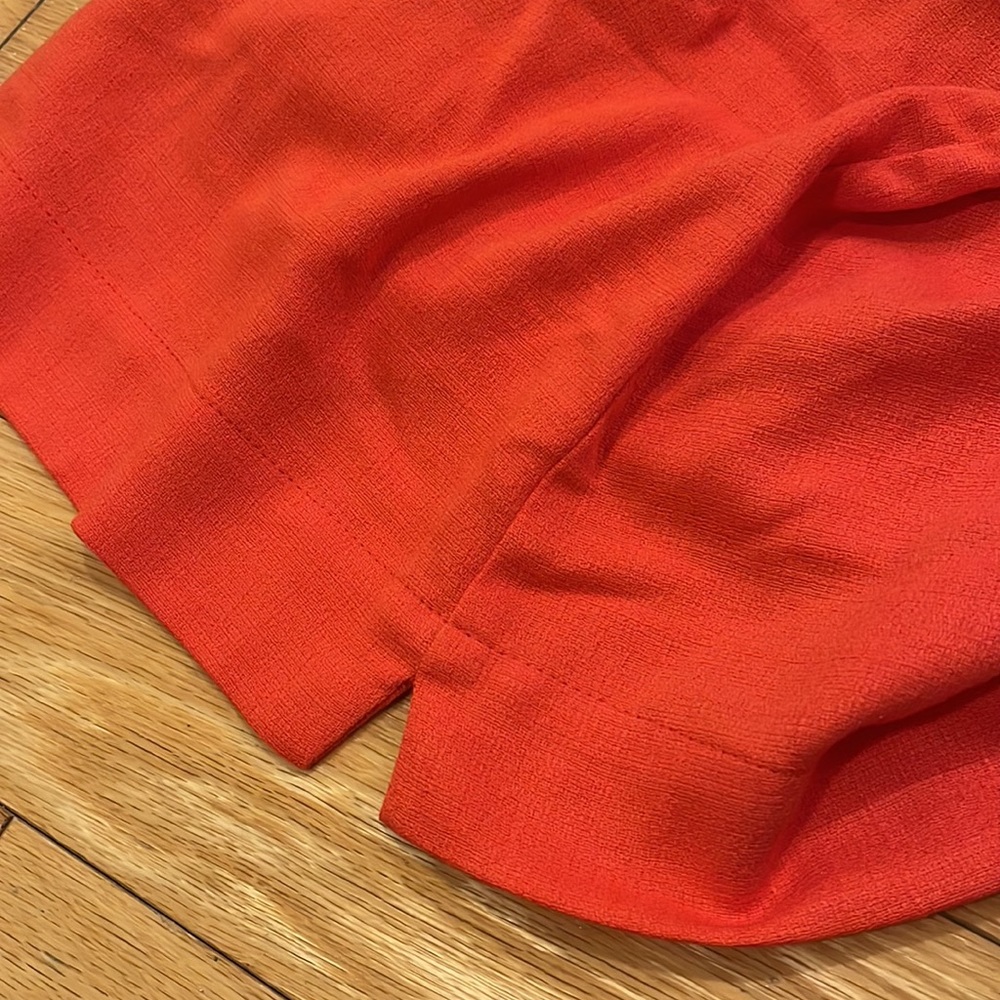 Coldwater Creek Red Orange Linen Texture Tank Top Size L - Picture 5 of 5